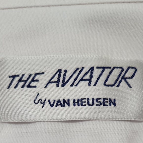 The Aviator by Van Heusen white shirt 18 1/2. 34/35 - Picture 11 of 13